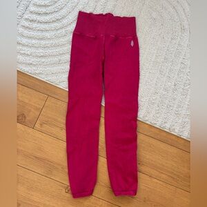 Free People Fuchsia Leggings
